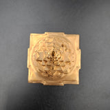 Akhand Handmade Solid Copper Meru Shree Yantra 2.5*2.5 inch