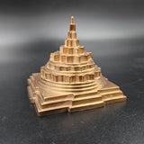 Akhand Handmade Solid Copper Meru Shree Yantra 3*3 inch