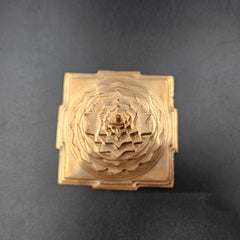 Akhand Handmade Solid Copper Meru Shree Yantra 3*3 inch