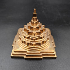 Akhand Handmade Solid Copper Meru Shree Yantra 3*3 inch
