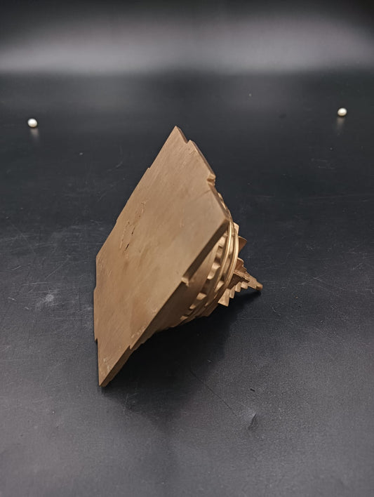 Akhand Handmade Solid Copper Meru Shree Yantra 4*4 inch