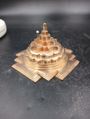 Akhand Handmade Hollow Copper Meru Shree Yantra 5*5 inch