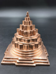 Akhand Handmade Solid Copper Meru Shree Yantra 5*5 inch