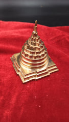 Akhand Handmade Solid Copper Meru Shree Yantra 2.25*2.25 inch