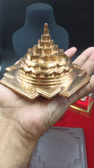 Akhand Handmade Hollow Copper Meru Shree Yantra 5*5 inch