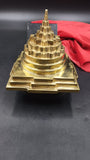 Akhand Handmade Solid Panchdhatu Meru Shree Yantra 5*5 Inch