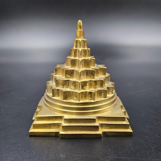 Akhand Handmade Solid Panchdhatu Meru Shree Yantra 2.25*2.25 Inch