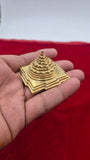 Akhand Handmade Solid Panchdhatu Meru Shree Yantra 2*2 Inch