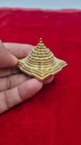 Akhand Handmade Solid Panchdhatu Meru Shree Yantra 2*2 Inch