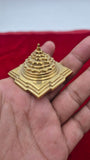 Akhand Handmade Solid Panchdhatu Meru Shree Yantra 2*2 Inch