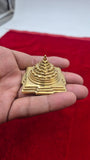 Akhand Handmade Solid Panchdhatu Meru Shree Yantra 2*2 Inch