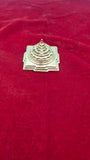 Akhand Handmade Solid Panchdhatu Meru Shree Yantra 2*2 Inch
