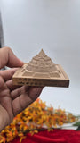 CNC Copper Meru with mantra 2.75*2.75 inch