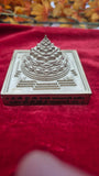 CNC Brass Meru with mantra 2.75*2.75 inch