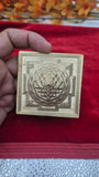 CNC Brass Meru with mantra 2.75*2.75 inch