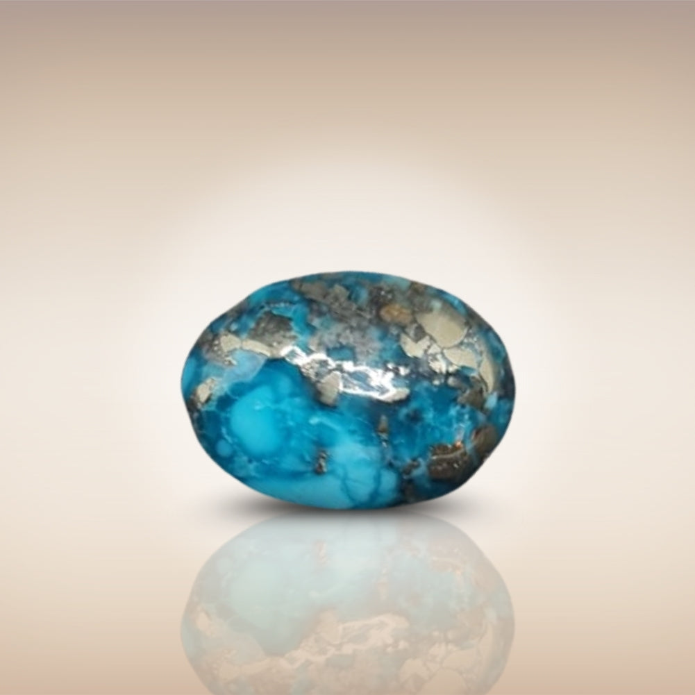 Natural Turquoise (Firoza) | Certified Gemstone 12.89 Carat