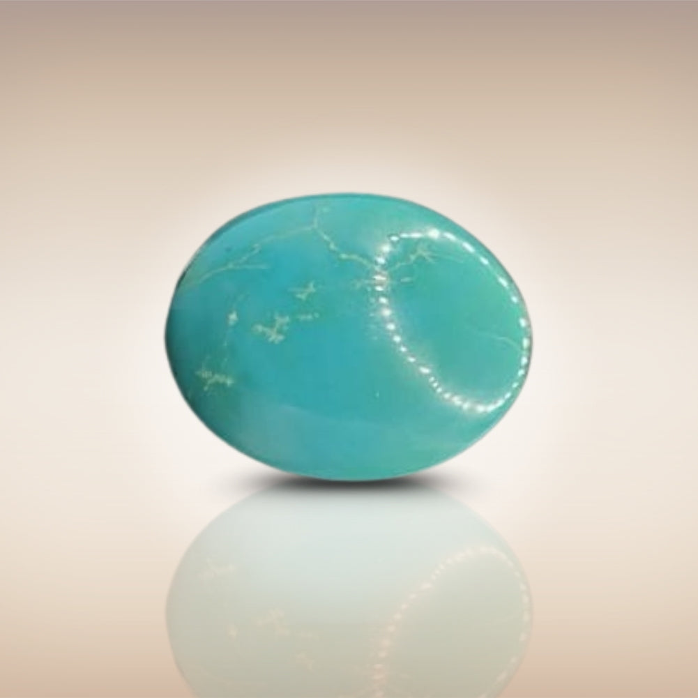 Natural Turquoise (Firoza) | Certified Gemstone 14.58 Carat
