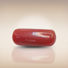 Natural Coral (Moonga) | Certified Gemstone 7.00 Carat