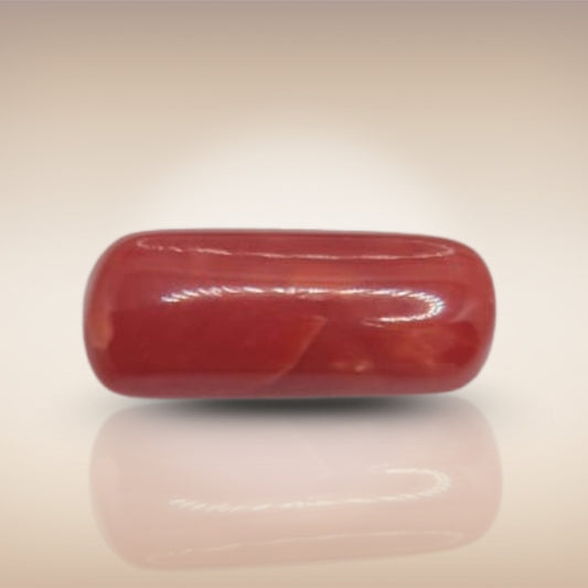 Natural Coral (Moonga) | Certified Gemstone 7.15 Carat