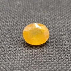 Natural Yellow Sapphire (Pukhraj) | Certified Gemstone – 7.46 Carat