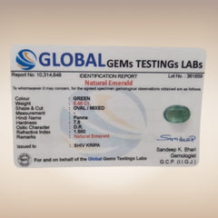 Natural Emerald (Panna) - 5.46 Carat