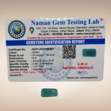 Natural Emerald (Panna) | Certified Gemstone 6.38 Carat