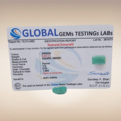 Natural Emerald (Panna) - 6.65 Carat
