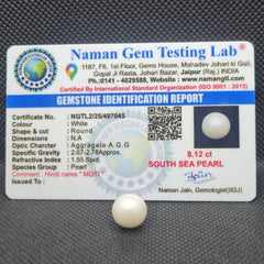 South Sea Pearl (Moti) | Certified Natural Pearl 8.12 Carat