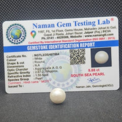 South Sea Pearl (Moti) | Certified Natural Pearl 8.88 Carat