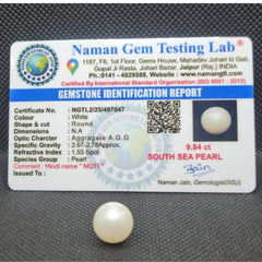 South Sea Pearl (Moti) | Certified Natural Pearl 9.84 Carat