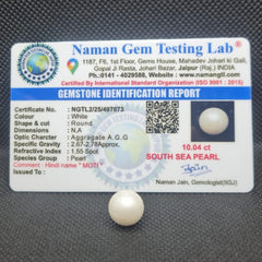 South Sea Pearl (Moti) | Certified Natural Pearl 10.04 Carat