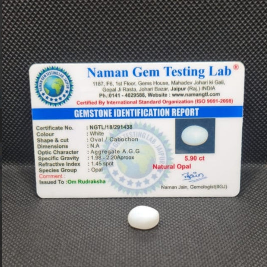 Natural Opal | Certified Gemstone 5.90 Carat