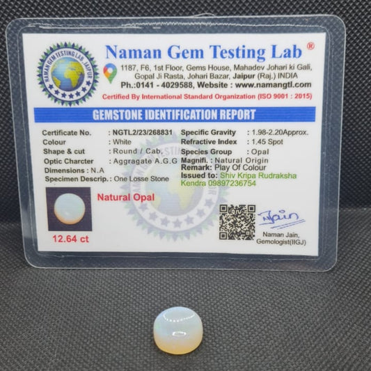 Natural Opal | Certified Gemstone 12.64 Carat