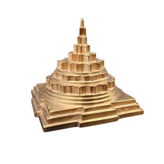 Akhand Handmade Solid Copper Meru Shree Yantra 3*3 inch