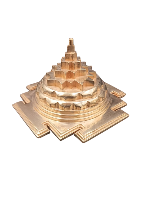 Akhand Handmade Hollow Copper Meru Shree Yantra 5*5 inch