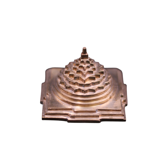 Akhand Handmade Solid Copper Meru Shree Yantra 2*2 inch