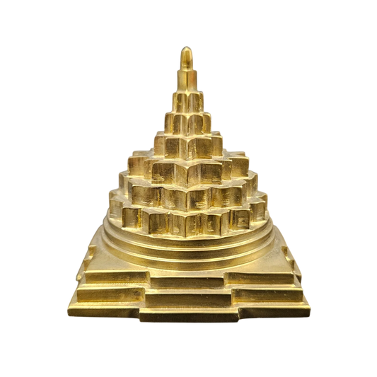 Akhand Handmade Solid Panchdhatu Meru Shree Yantra 2.25*2.25 Inch