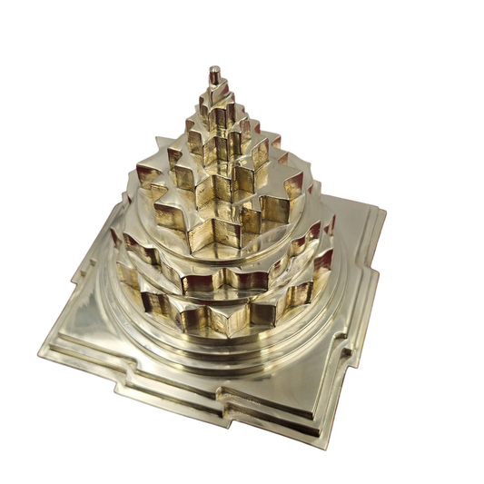 Akhand Handmade Solid Panchdhatu Meru Shree Yantra 6*6 Inch