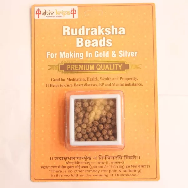 Rudraksha Beads for Making in Gold & Silver