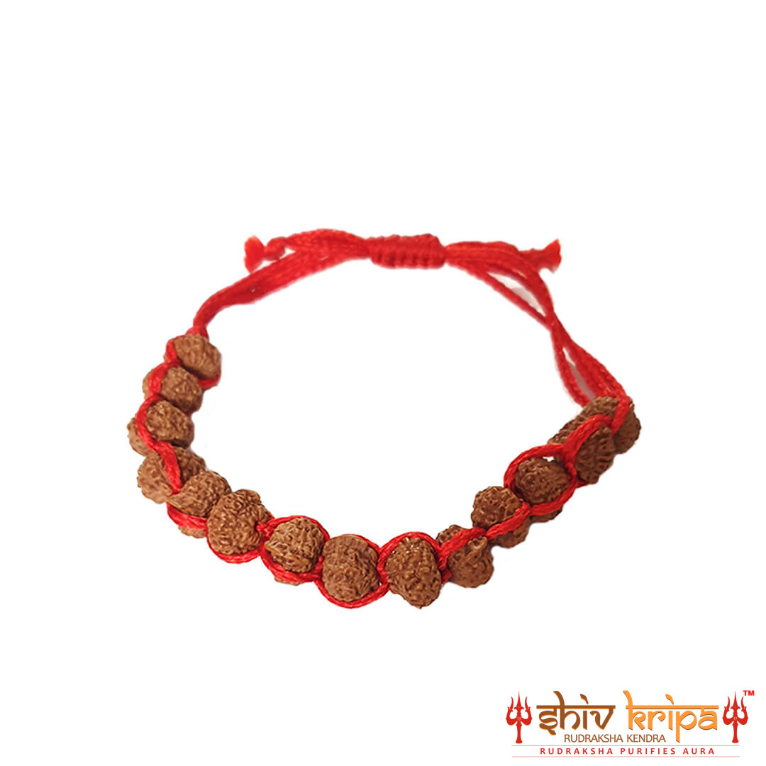 Ganesh rudraksha bracelet 14 beads 2